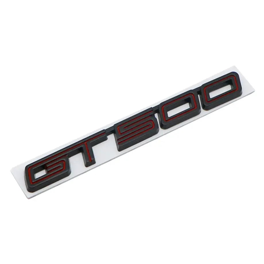 GUNMANSA Suitable To Fit - Mustang GT500 Fender Emblem Badge (Black)