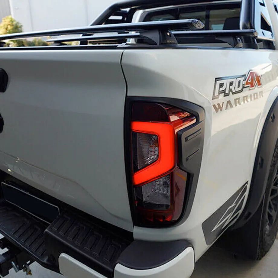 GUNMANSA Suitable To Fit - Nissan Navara (21-On) Matte Black Accessories Kit (17-Piece)