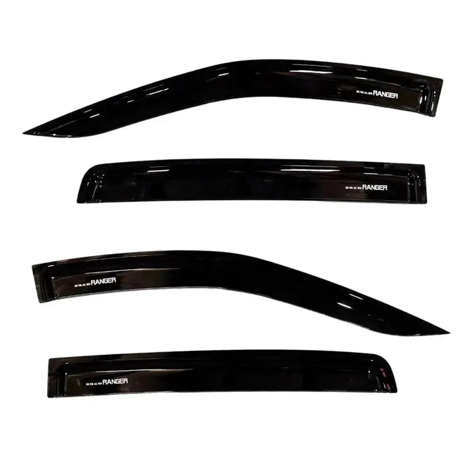 GUNMANSA Suitable To Fit - Ranger Next Gen (22-On) Black Windshields (4-Door)