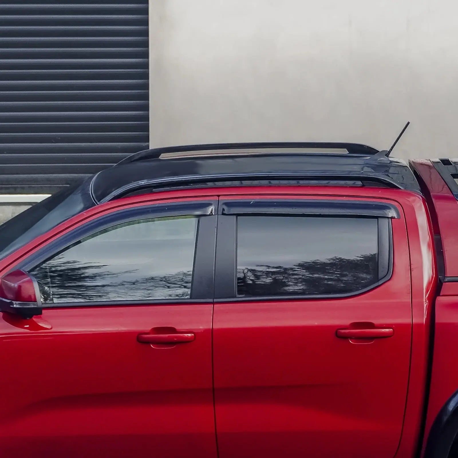 GUNMANSA Suitable To Fit - Ranger Next Gen (22-On) Double-Cab Bolt-On Roof Racks (Gloss Black)