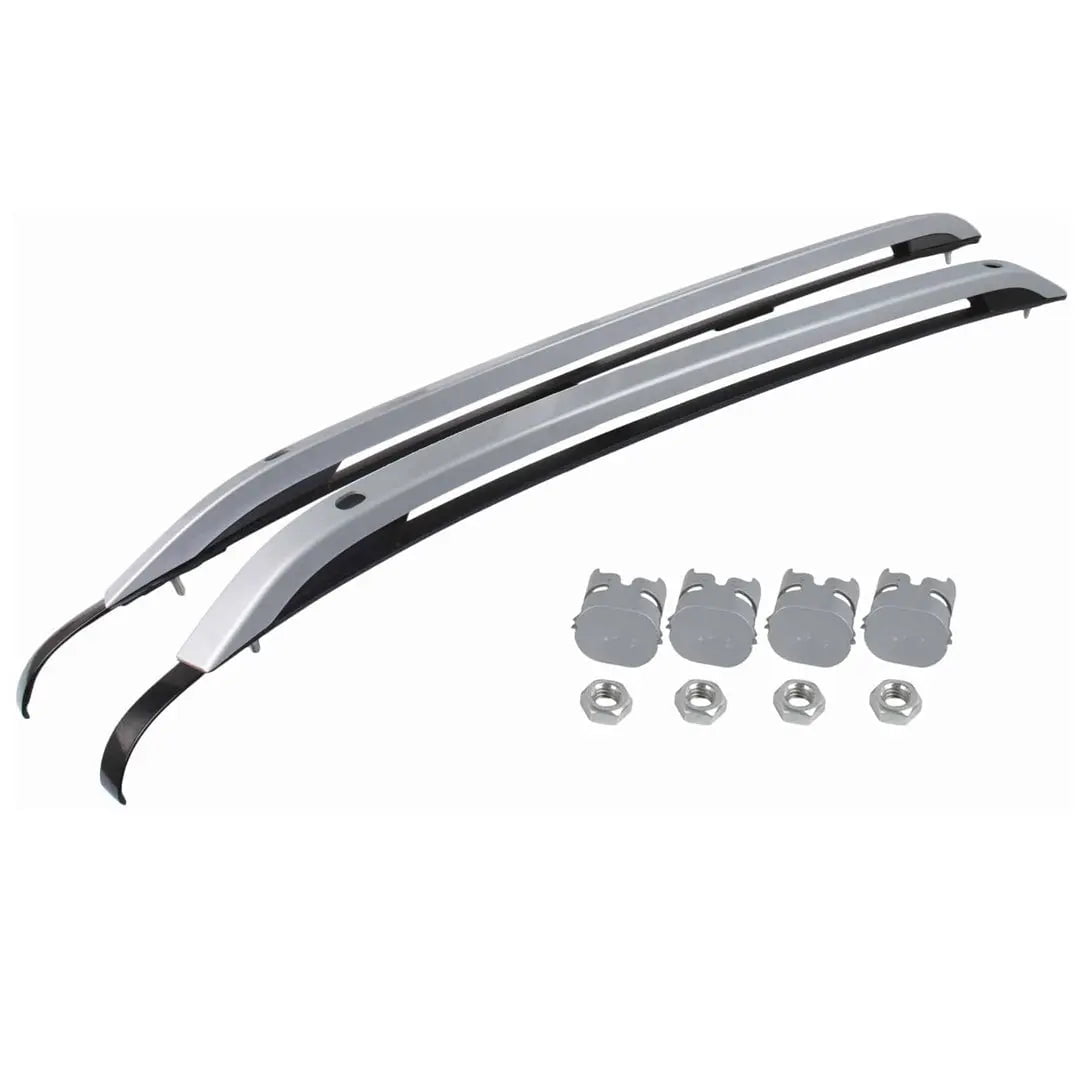 GUNMANSA Suitable To Fit - Ranger Next Gen (22-On) Double-Cab Bolt-On Roof Racks (Silver)