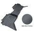 GUNMANSA Suitable To Fit - Ranger Next Gen (22-On) Double-Cab Moulded TPE Rubber Floor Mats (3-Piece)