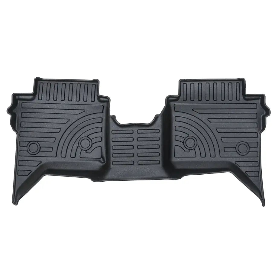 GUNMANSA Suitable To Fit - Ranger Next Gen (22-On) Double-Cab Moulded TPE Rubber Floor Mats (3-Piece)