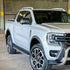 GUNMANSA Suitable To Fit - Ranger Next Gen (22-On) Double-Cab Stick On Roof Racks (Silver)