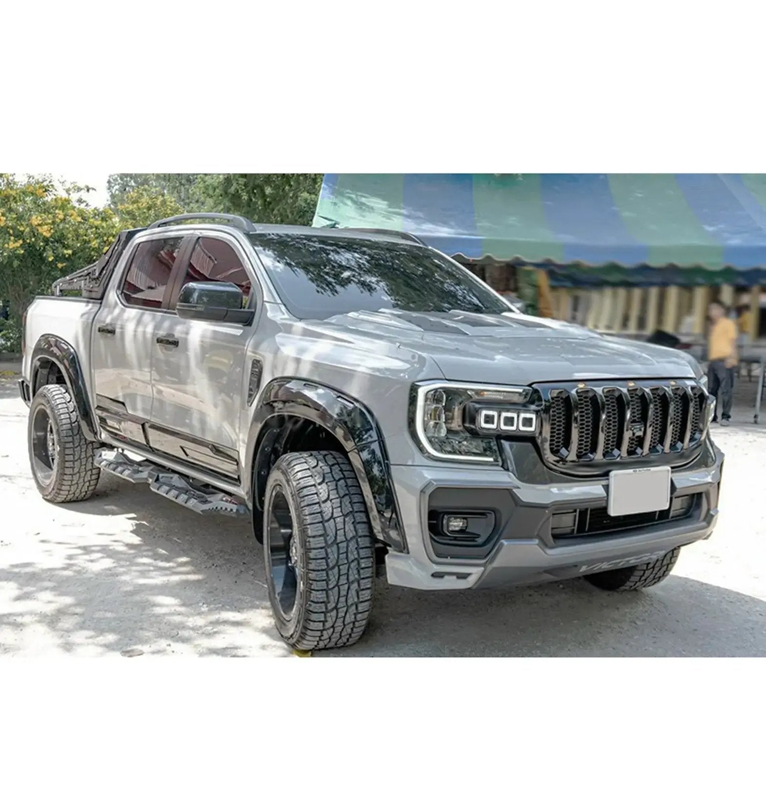 GUNMANSA Suitable To Fit - Ranger Next Gen (22-On) Dual-Function DRL LED Upgrade Grille