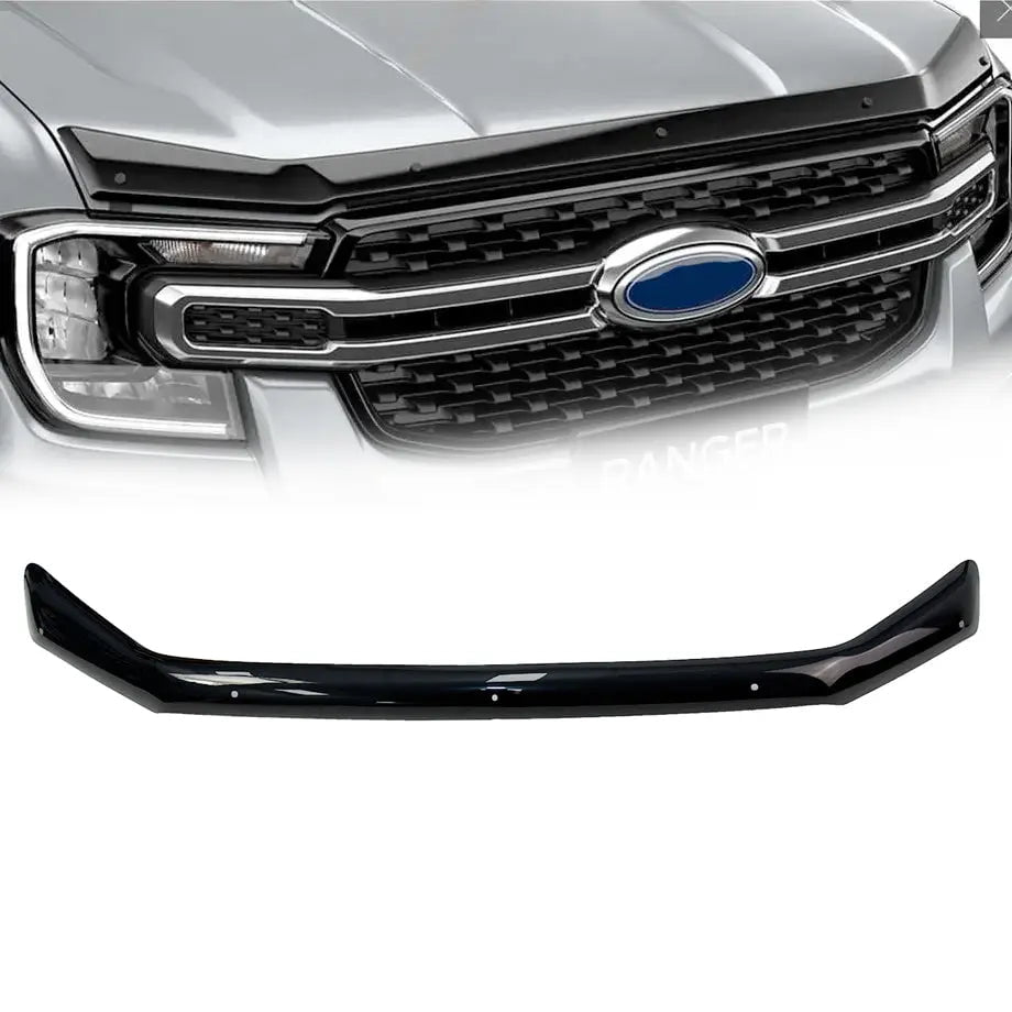 GUNMANSA Suitable To Fit - Ranger Next Gen (22-On) Gloss Black Bonnet Guard