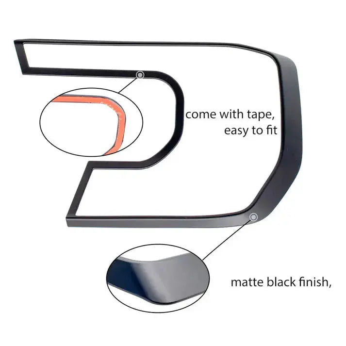 GUNMANSA Suitable To Fit - Ranger Next Gen (22-On) Headlight Surrounds