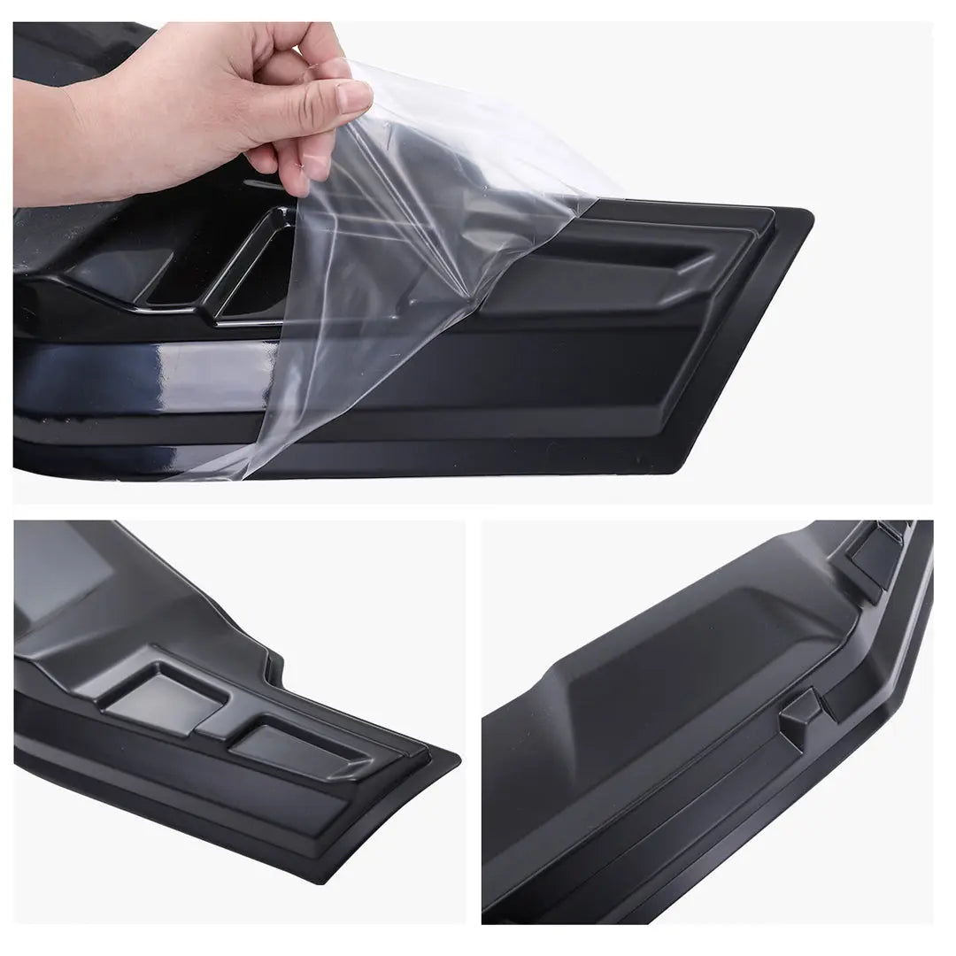 GUNMANSA Suitable To Fit -  Ranger Next Gen (22-On) Off-Road Gravel Bonnet Guard - Matte Black