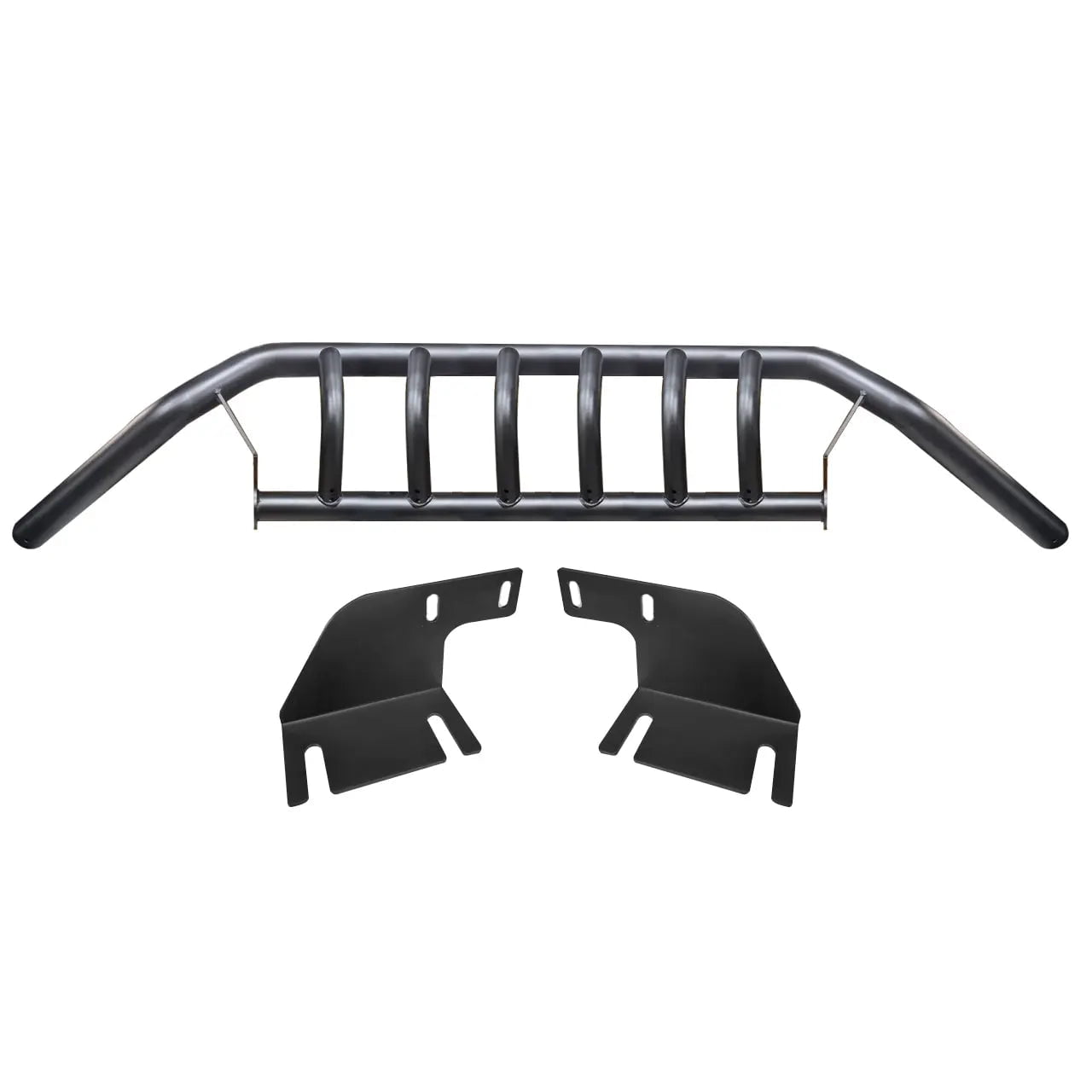 GUNMANSA Suitable To Fit - Ranger Next Gen (22-On) Outback Style Matte Black Lower Nudge Bar