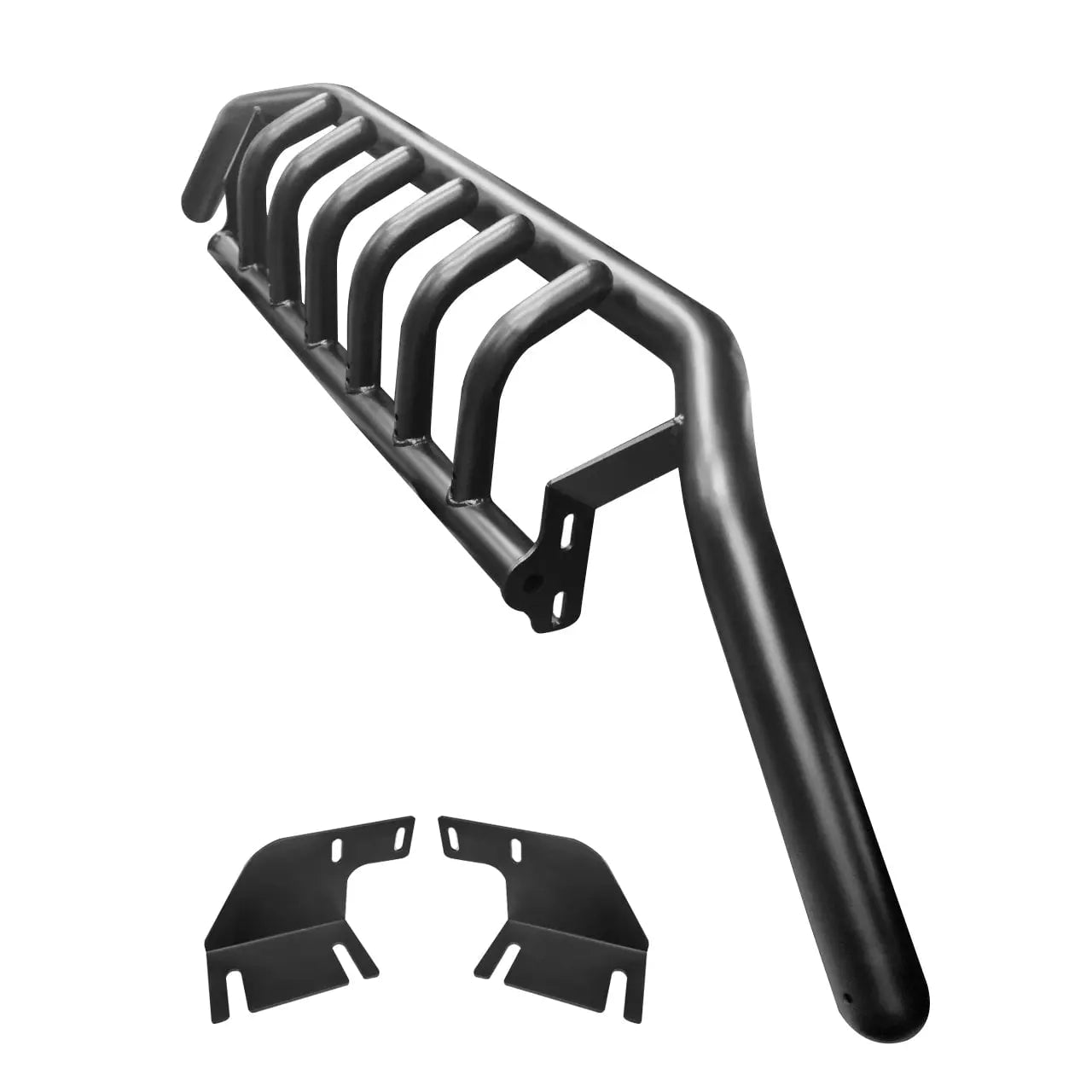 GUNMANSA Suitable To Fit - Ranger Next Gen (22-On) Outback Style Matte Black Lower Nudge Bar