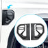 GUNMANSA Suitable To Fit - Ranger Next Gen (22-On) Plastic Side Vent Covers