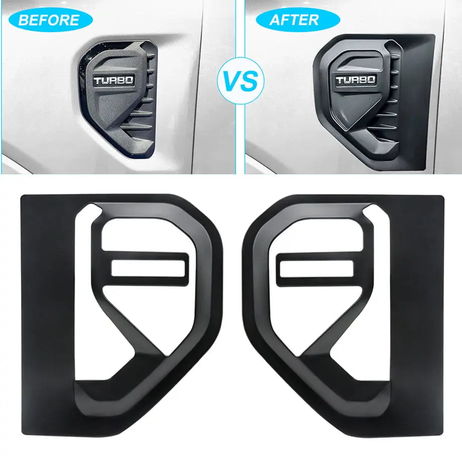 GUNMANSA Suitable To Fit - Ranger Next Gen (22-On) Plastic Side Vent Covers