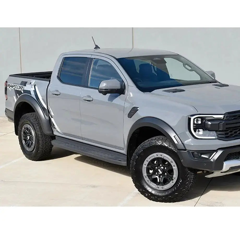 GUNMANSA Suitable To Fit - Ranger Next Gen (22-On) Raptor Style Side Steps