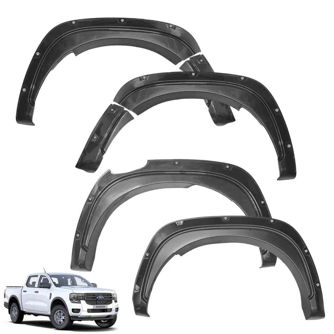 GUNMANSA Suitable To Fit - Ranger Next Gen (22-On) Smooth Plastic Studded Wheel Arch (6 Inch)