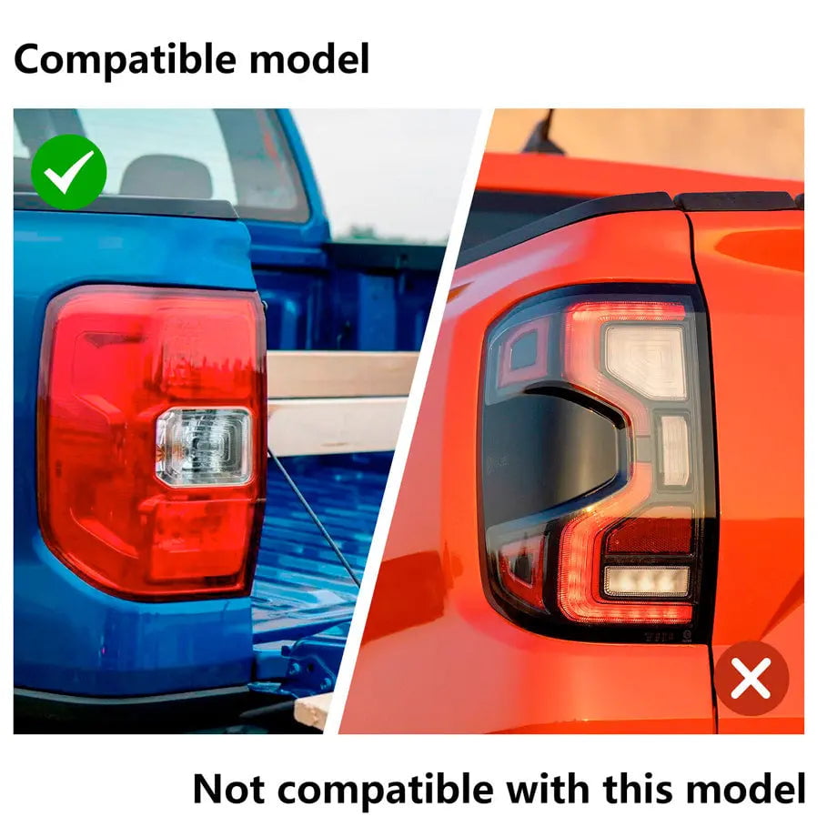 GUNMANSA Suitable To Fit - Ranger Next Gen (22-On) Taillight Surrounds