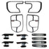GUNMANSA Suitable To Fit - Ranger Next Gen Raptor (22-On) 12-Piece Matte Black Accessory Trim Kit