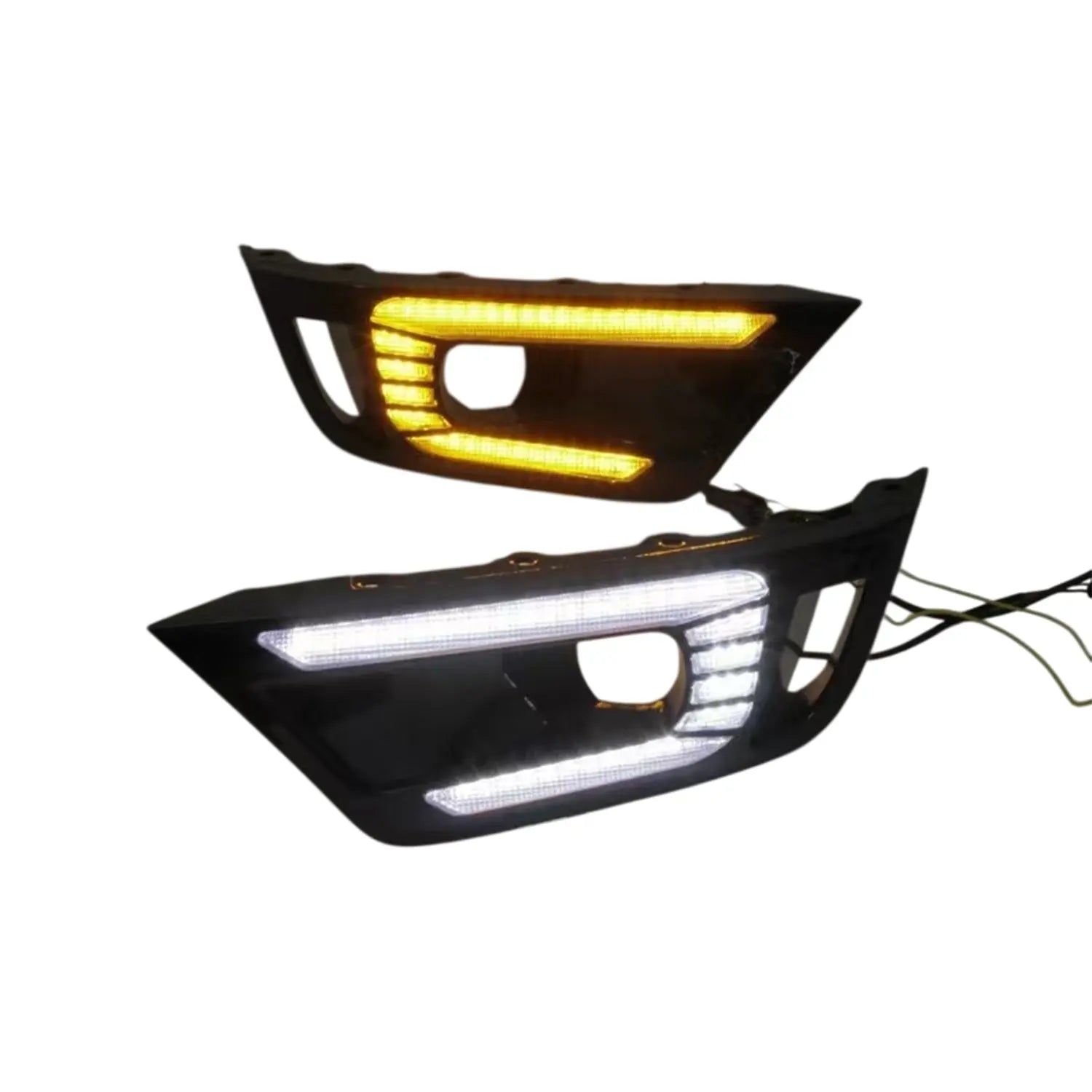 GUNMANSA Suitable To Fit -  Ranger Next Gen T9 (22-On) Raptor DRL LED Fog Light Surrounds