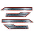 GUNMANSA Suitable To Fit - Ranger Raptor Next Gen (22-On) Smooth Plastic Door Moulding