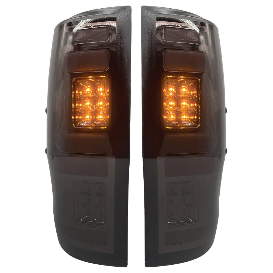 GUNMANSA Suitable To Fit - Ranger T6/T7/T8 (12-22) Smoked Black LED Tailights