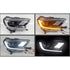 GUNMANSA Suitable To Fit - Ranger T7 / T8 (16-22) Mustang Style DRL LED Projector Headlight