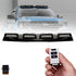 GUNMANSA Suitable To Fit - Ranger T9 Next Gen (22-On) Gloos Black 4-Pod Roof Light