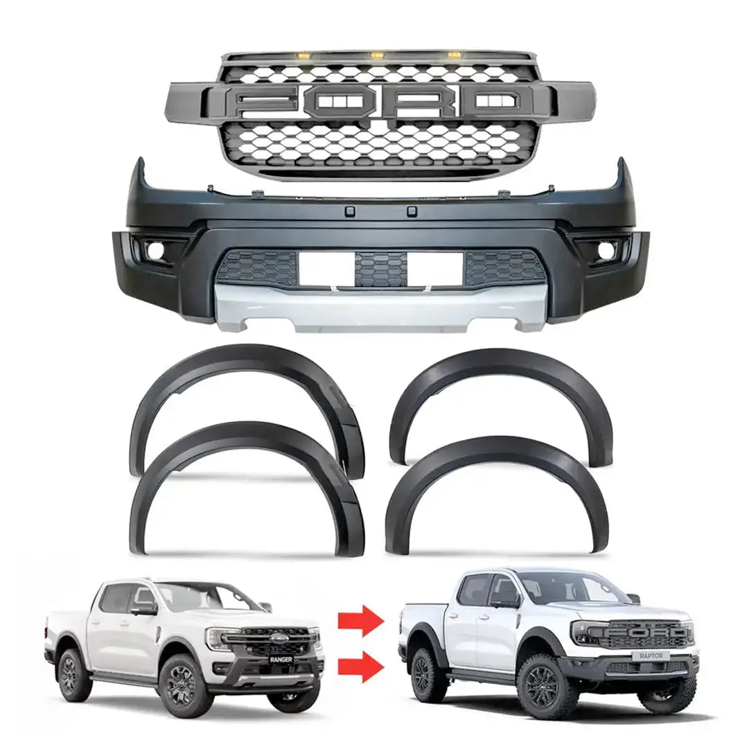 GUNMANSA Suitable To Fit - Ranger To Next Gen Raptor Conversion Body Kit (22-On)