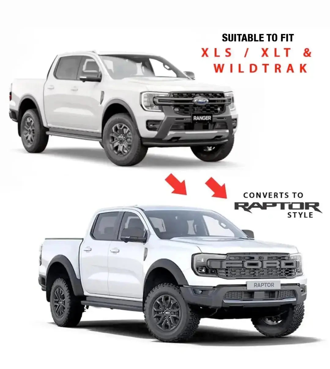 GUNMANSA Suitable To Fit - Ranger To Next Gen Raptor Conversion Body Kit (22-On)