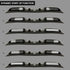 GUNMANSA Suitable To Fit - Toyota Hilux (15-On) Gloss Black Dual Function DRL LED Roof Light