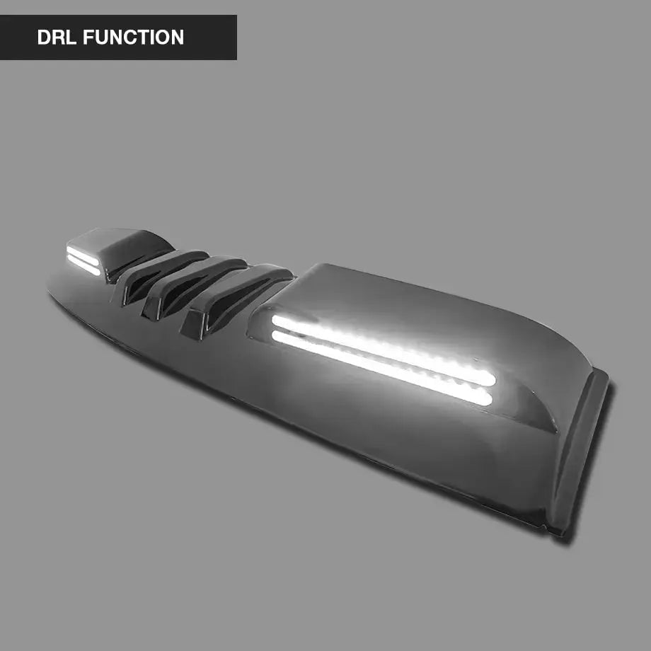 GUNMANSA Suitable To Fit - Toyota Hilux (15-On) Gloss Black Dual Function DRL LED Roof Light