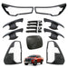 GUNMANSA Suitable To Fit - Toyota Hilux (20-On) Matte Black Accessory Trim Kit (17-Piece)