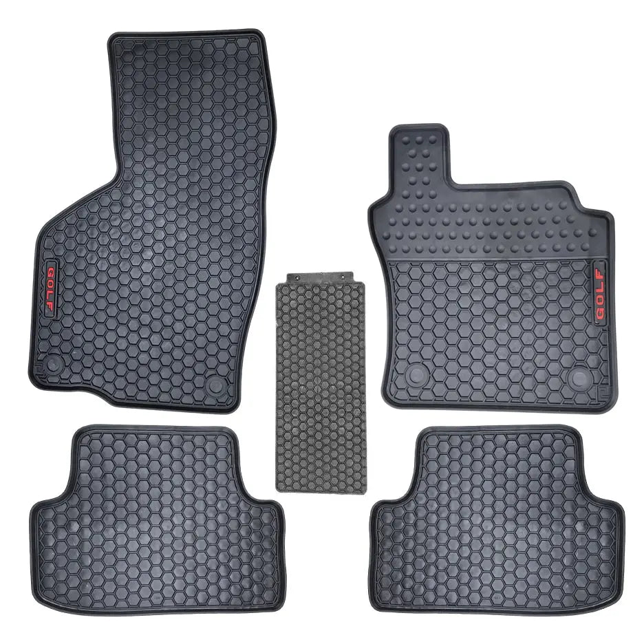 GUNMANSA Suitable To Fit -  V-W Golf 7 Custom Rubber Car Mats (5-Piece)