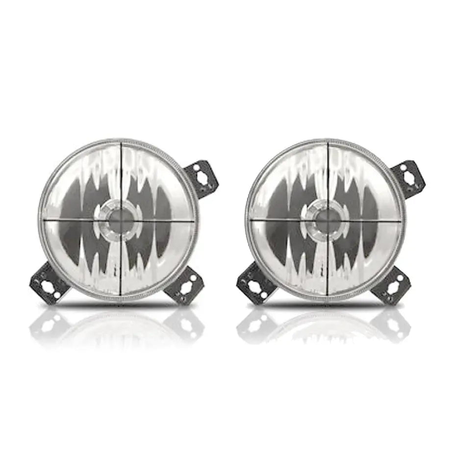 GUNMANSA Suitable To Fit - VW Golf 1 Crystal Cross Headlights (Inner & Outters)