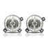 GUNMANSA Suitable To Fit - VW Golf 1 Crystal Cross Headlights (Inner & Outters)