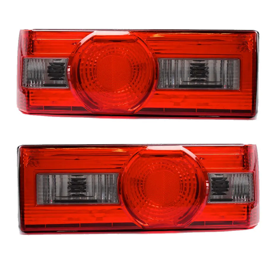 GUNMANSA Suitable To Fit - VW Golf 1 VeloCiti Style Crystal Smoked Taillights