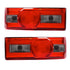 GUNMANSA Suitable To Fit - VW Golf 1 VeloCiti Style Crystal Smoked Taillights