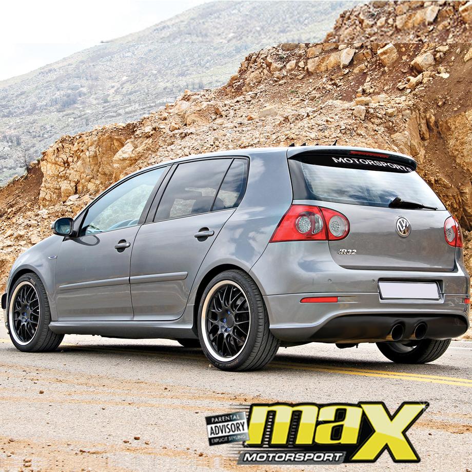 GUNMANSA Suitable To Fit - VW Golf 5 R32 Style Rear Bumper Diffuser With Heatshield