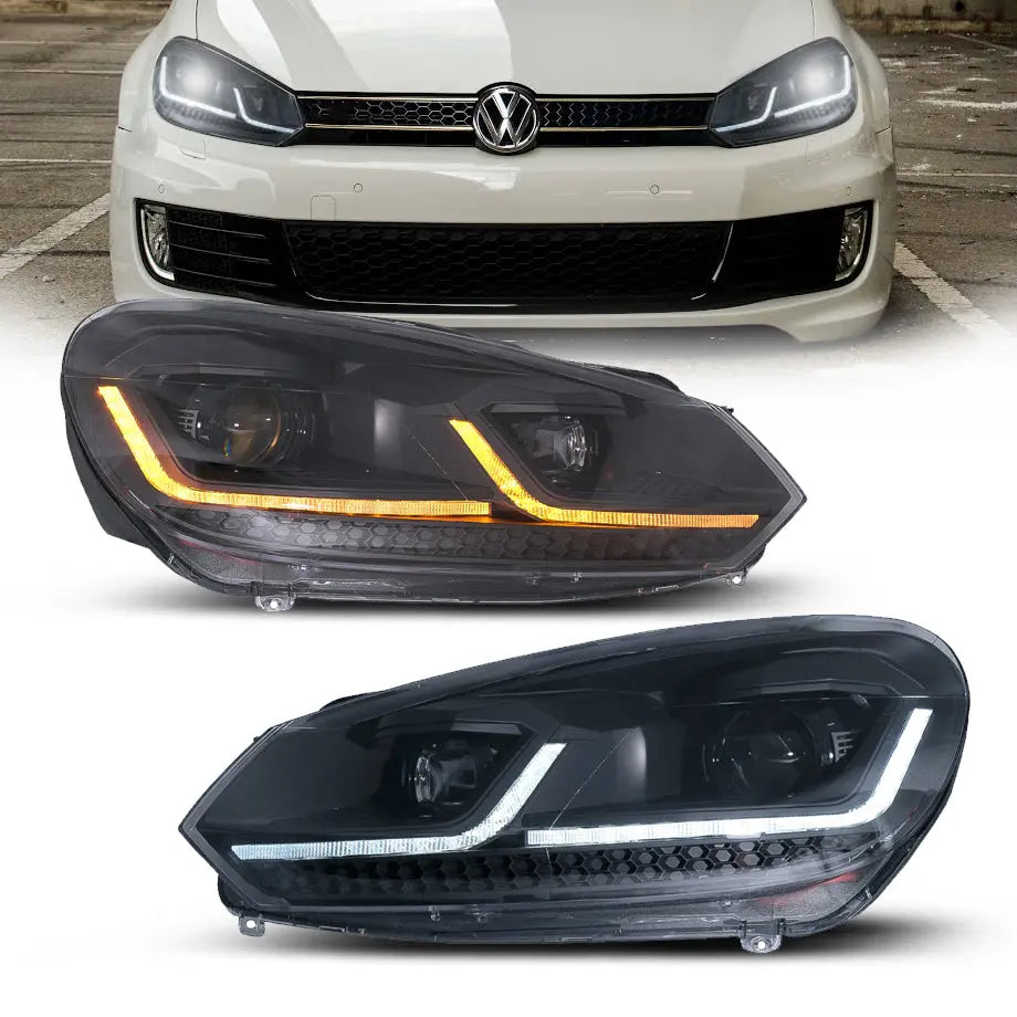 GUNMANSA Suitable To Fit - VW Golf 6 LED Projector Headlight - Golf 7.5 GTI Style