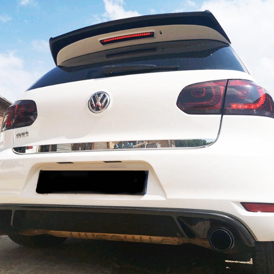 GUNMANSA Suitable To Fit - VW Golf 6 Osir Style Gloss Black Roof Spoiler