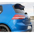 GUNMANSA Suitable To Fit - VW Golf 7 / 7.5  GTI / R Maxton Style Gloss Black Roof Spoiler Extension