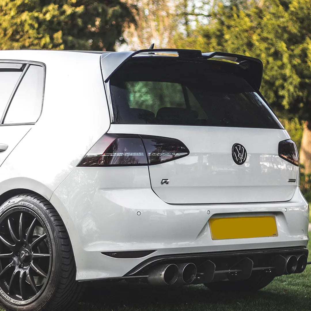 GUNMANSA Suitable To Fit - VW Golf 7 / 7.5 GTI / R Oettinger Style Gloss Black Plastic Roof Spoiler