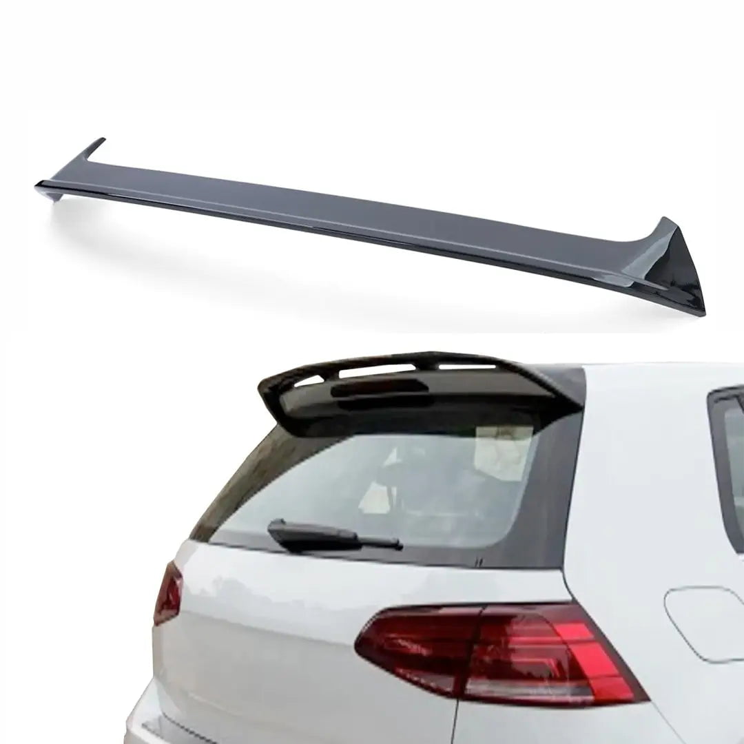 GUNMANSA Suitable To Fit - VW Golf 7 TSI Gloss Black Plastic Roof Spoiler