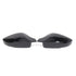 GUNMANSA Suitable To Fit - VW Polo 6 Gloss Black Wing Style Clip-On Mirror Covers (10-On)