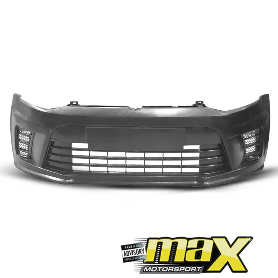 GUNMANSA Suitable To Fit - VW Polo 6 WRC Style Plastic Front Bumper Upgrade