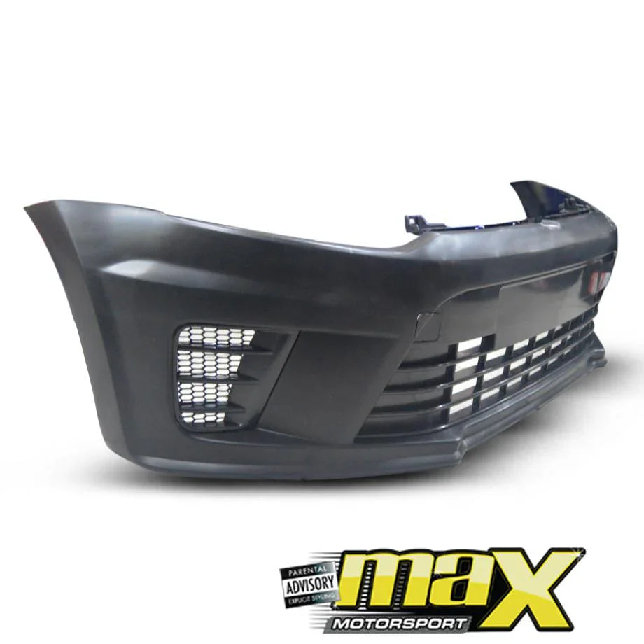 GUNMANSA Suitable To Fit - VW Polo 6 WRC Style Plastic Front Bumper Upgrade