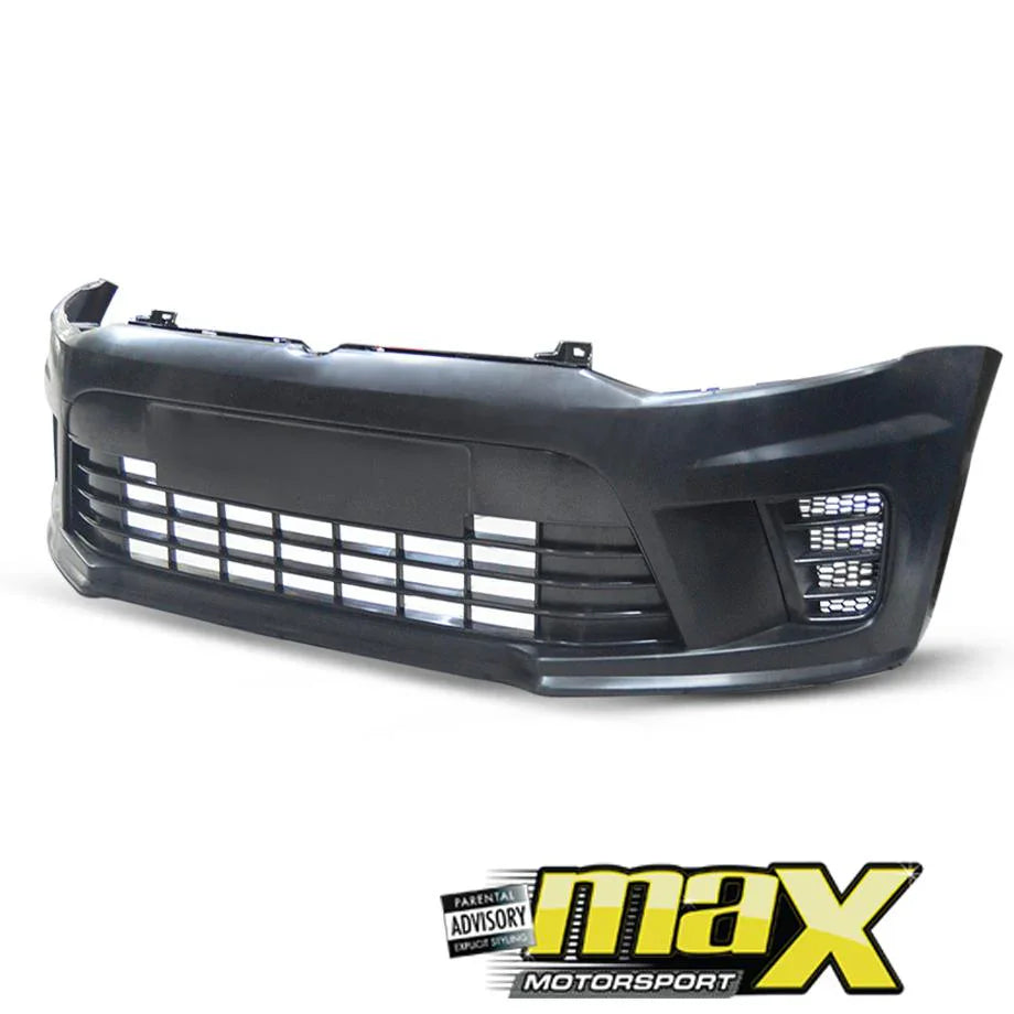 GUNMANSA Suitable To Fit - VW Polo 6 WRC Style Plastic Front Bumper Upgrade