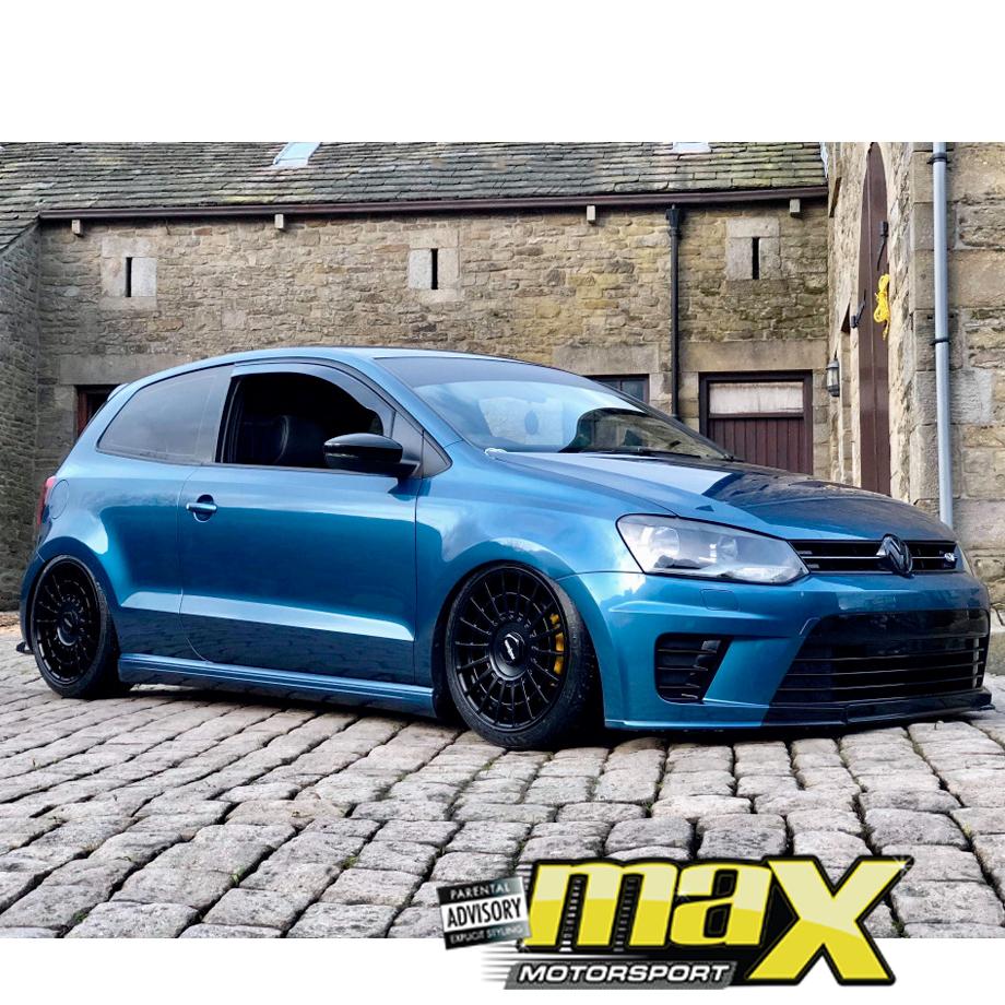 GUNMANSA Suitable To Fit - VW Polo 6 WRC Style Plastic Front Bumper Upgrade