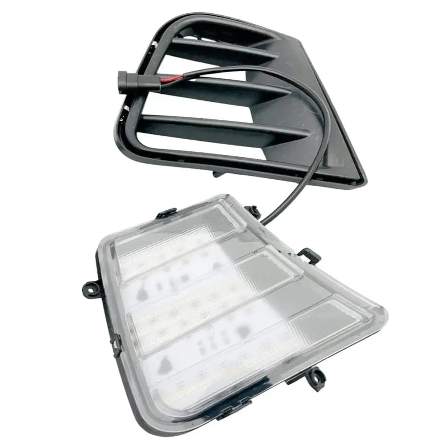 GUNMANSA Suitable To Fit - VW Polo 6 WRC Style Plastic Front Bumper Upgrade With Fogs
