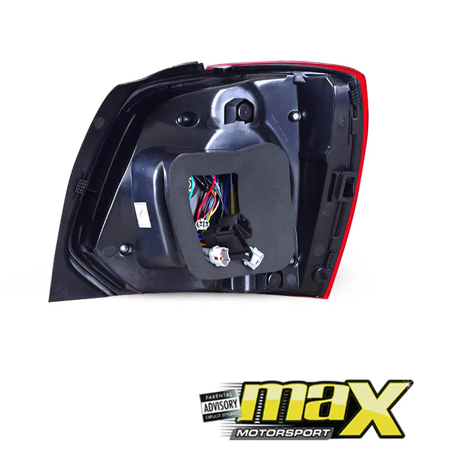 GUNMANSA Suitable To Fit - VW Polo 6R Smoked Red LED Sequential Taillight