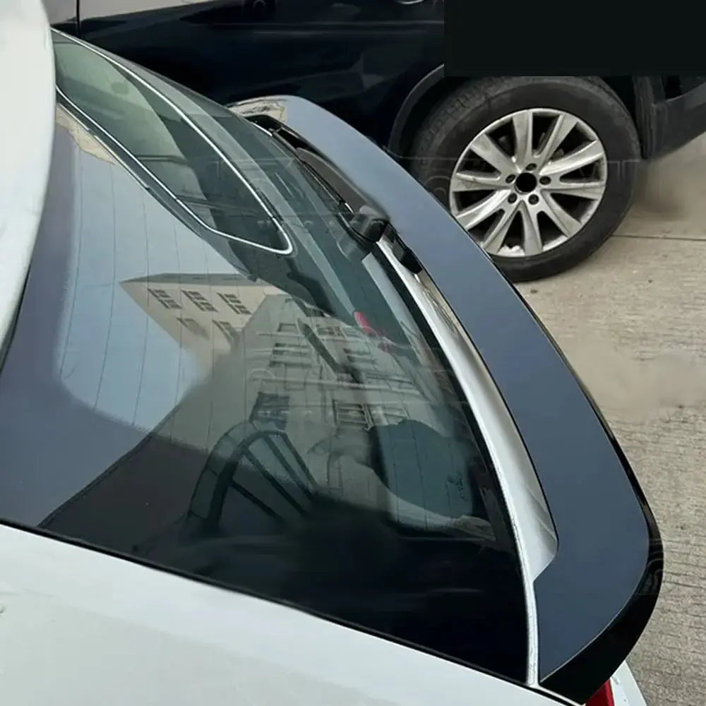 GUNMANSA Suitable To Fit - VW Polo 8AW (19-22) Gloss Black Raised Rear Middle Wing Spoiler
