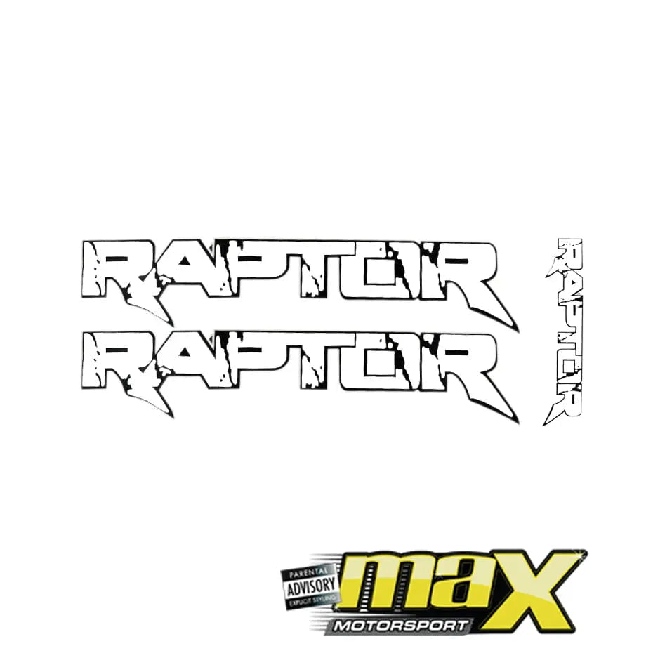 GUNMANSA Suitable To Kit - Ranger Raptor Sticker Kit